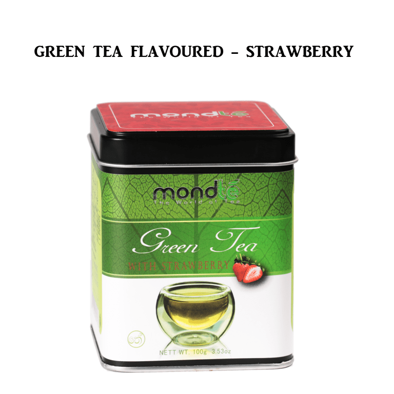 Pure Ceylon Green Tea Flavoured with Strawberry